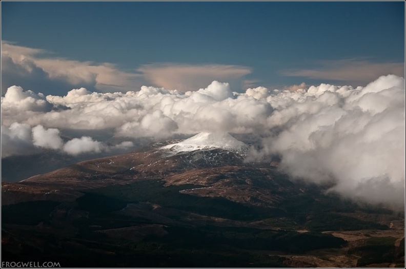Ben Lomond from the air